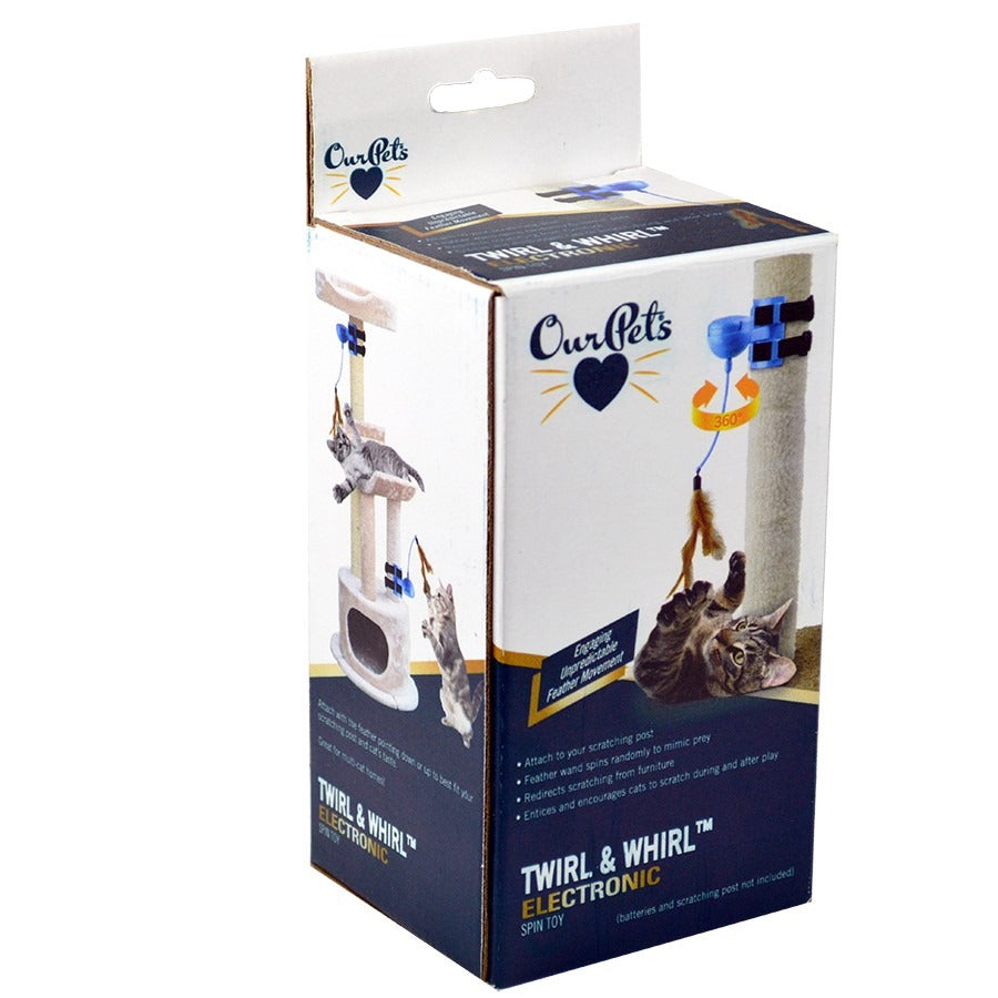 OurPets Twirl & Whirl Electronic Cat Toy