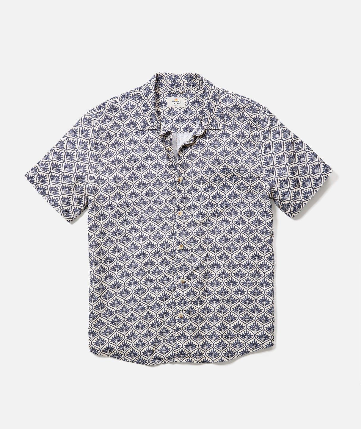 Stretch Selvage Short Sleeve Shirt