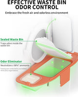 PURA MAX 2 Self Cleaning Cat Litter Tray, App Control, 76L Extra Large Automatic Cat Litter Tray for Multi-cats, Odour Control with N50, xSecure Robot Litter Box, Includes Trash Liner