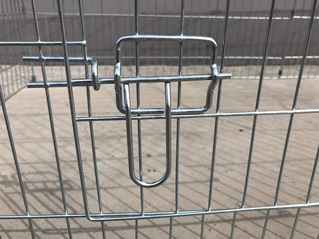 HYGRAD BUILT TO SURVIVE Rabbit Run Playpen Rectangular with Pitched Roof 5 Ft 10 In Long x 2 Ft 5 In Wide with Protective Cover Pet Animal Play Pen Guinea Pig Pen, Dog Puppy Cage Ferret Play Pen